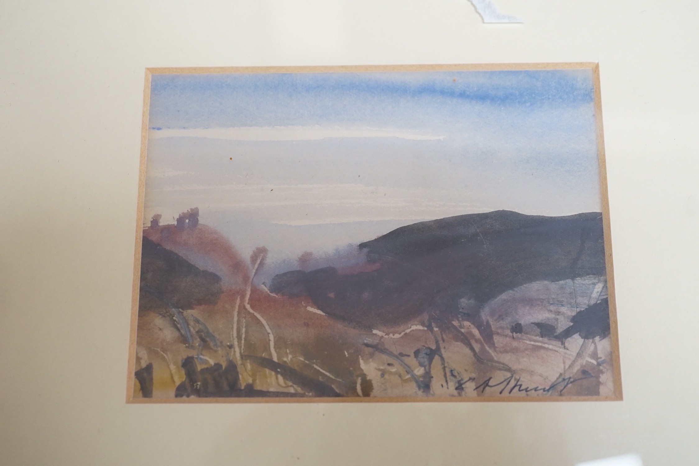 Cecil Arthur Hunt R.W.S. (1873-1965), six watercolours, Assorted landscapes, signed, largest 11.5 x 16.5cm